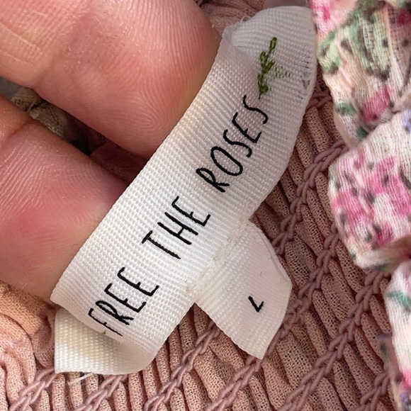 Free the Roses Blush Floral Midi Dress - Picture 11 of 12